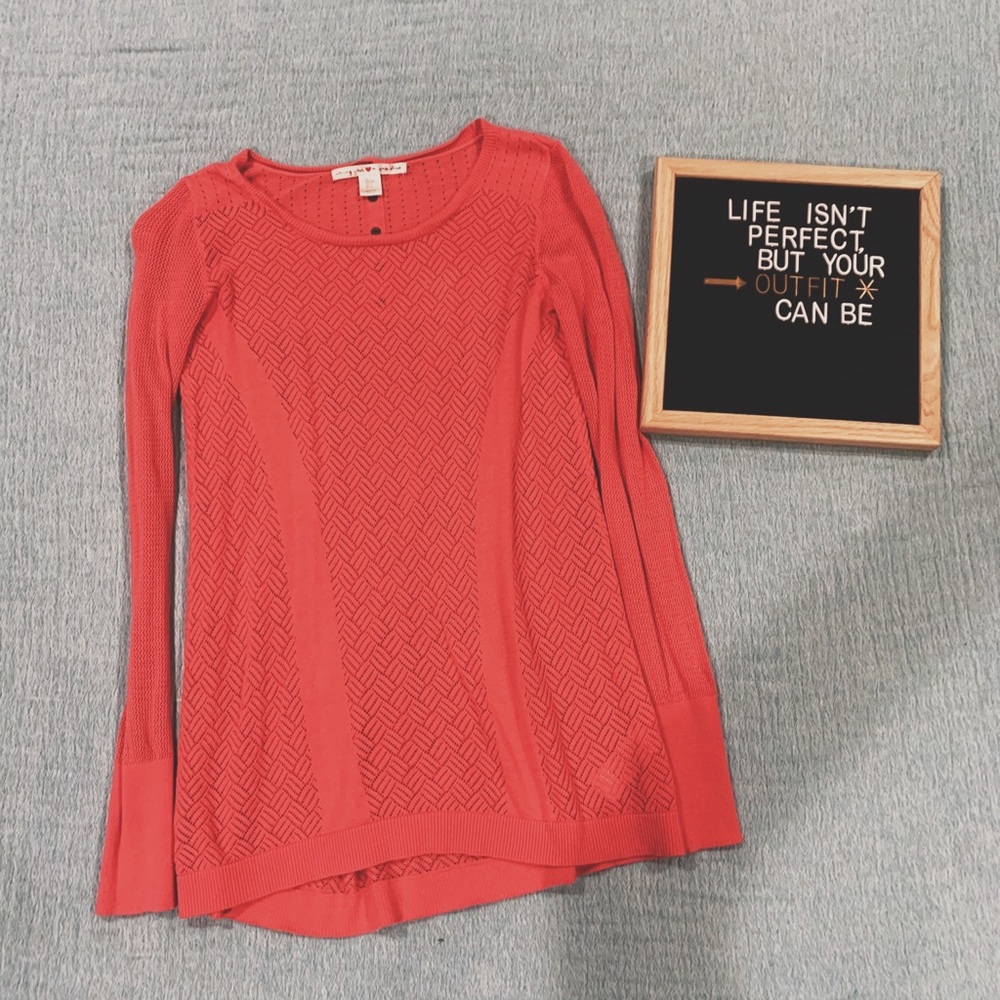 ☀️ Wearing Your Heart On Your Sleeve Pink Top